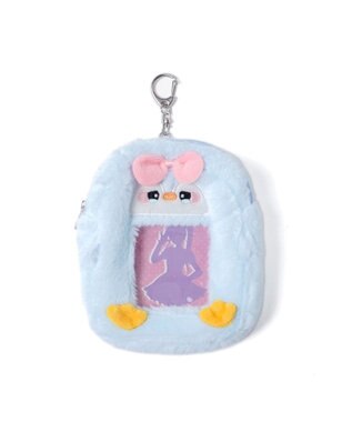 WEGO アニマルカードホルダーポーチキーホルダー サックス