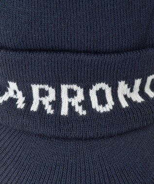 23区GOLF 【UNISEX】ツバ付きニット帽 ネイビー系