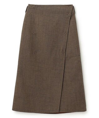 BEIGE， DANNES / ラップスカート Caramel