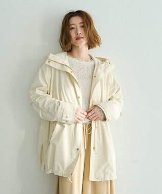 YECCA VECCA [撥水/花粉ガード]ミドル丈マウンテンパーカー