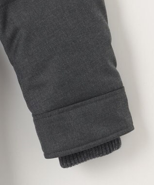 JOSEPH ABBOUD MOUNTAIN 【ECOファー/9ポケット/ホワイトグース/ユニセックス】ウールライクアウトドア ダウンコート グレー系