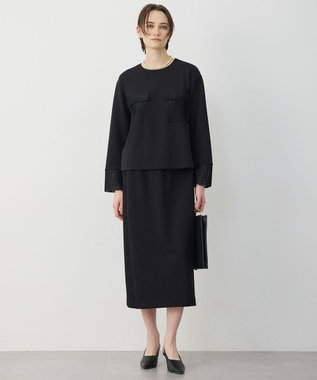 ICB レースコンビジャージー ナロースカート ブラック