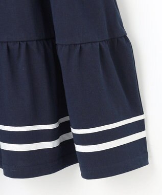 ANY KIDS セーラーカラー ワンピース ネイビー