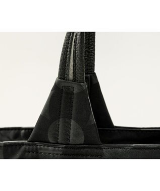 MIYABIYA La quoh with kirakaracho 南蛮七宝ベーシックプリント スモールトート 玄(ブラック)