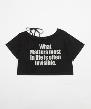 WEGO 2WAYオフショルショートT 柄6