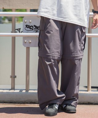 WEGO 2wayリップストップカーゴパンツ グレー