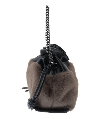 YECCA VECCA 2wayチェーンギャザーバッグ Mix