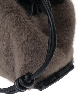 YECCA VECCA 2wayチェーンギャザーバッグ Mix