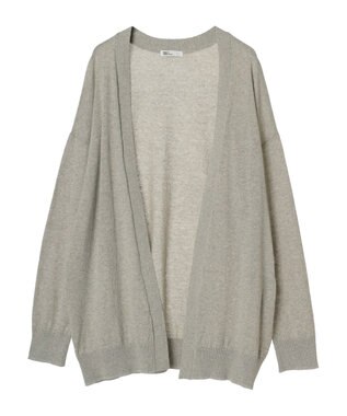 CRAFT STANDARD BOUTIQUE 強撚綿ニットカーディガン Gray