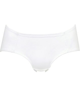 Wing ジュニアショーツ Wing Teen おしりにくいこみにくい ズレ上がりにくい(裾) 【non!PKパンツ】 綿混素材(身生地部) RB2451とペア はきこみ丈あさめ RJ3451 ウイング／ワコール ホワイト