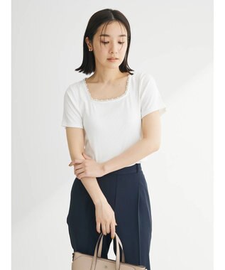 Green Parks ・ＳＵＧＡＲ　ＳＰＯＯＮ　パールスクエアプルオーバー Off White