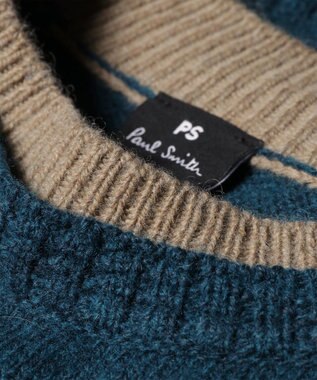 Paul Smith レイヤードディテール ニット ブルーグリーン