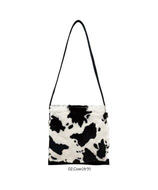 ROOTOTE 2984【ファーショルダー】/ LT.ベビールー.フラットトート.ファー-A 02：カウ