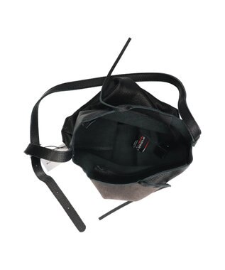 INTER-CHAUSSURES 【ANDREA CARDONE】ミディアムサイズレザートートバッグ ブラックコンビ