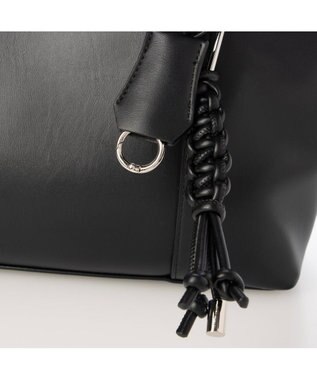 UNBILLION カシュカシュ cachecache / 結びチャーム付き2wayワイドトート ブラック