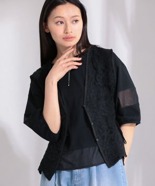 Green Parks ・ＥＬＥＮＣＡＲＥ　ＤＵＥ　２ｗａｙレースベスト Black