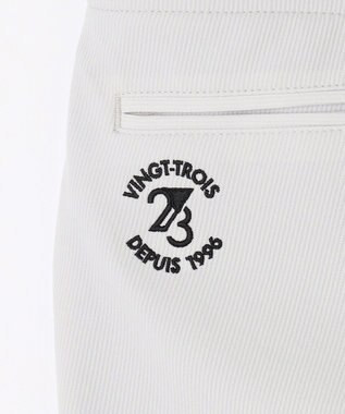 23区GOLF 着用動画あり【MEN】「TEXBRID」ストレッチテーパードパンツ ライトグレー系