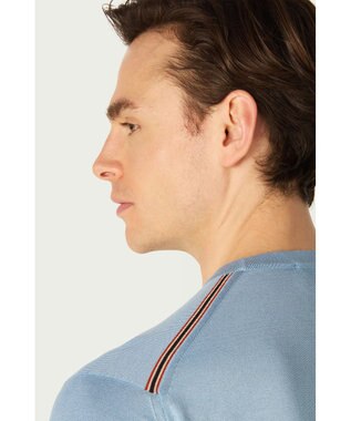 DAKS John Smedley for DAKS ハウスストライプTシャツ シーグラス