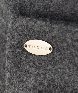 TOCCA 【サイズ調整可】RIBBON KNOT WOOLY BUCKETHAT バケットハット ライトグレー系