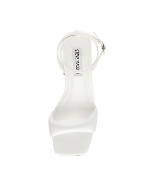 STEVE MADDEN BIBI チャンキーパフィーサンダル ホワイト