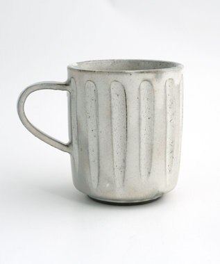 たち吉 【たち吉】粉引彫文マグ〈１個〉美濃焼 キナリ