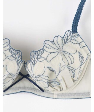 AMPHI ブラジャー ショーツセット 自然なまる胸メイク 【ブラ＆ショーツセット】 上下セット ブラ BCC231 アンフィ／ワコール グレイッシュブルー