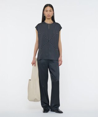 JOSEPH ジオメトリック アニメーション　ブラウス Black / Affogato