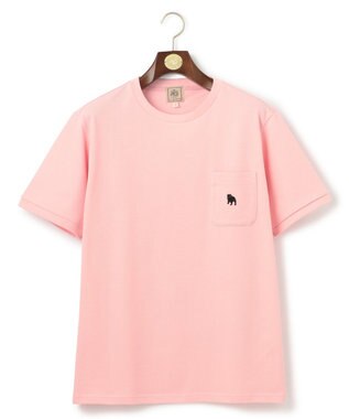 J.PRESS MEN 【WEB・一部店舗限定】カノコバックブル Tシャツ ローズ系