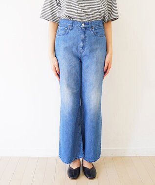 caqu FS linen wide flare リネンワイドフレアデニム 3years