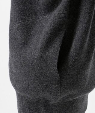 23区 S 【R(アール)】マイクロンメリノウール ニットフーディー チャコールグレー系