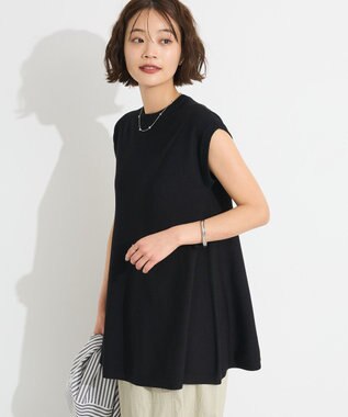 CRAFT STANDARD BOUTIQUE ファンクショナルノースリーブフレアニットプルオーバー