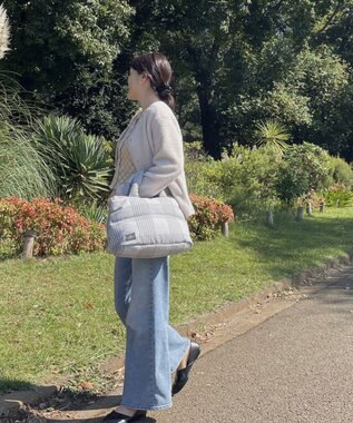 ROOTOTE 1472【温活＆軽量】LT.フェザールー.デリ.マテリアル-A 04：チェックグレー