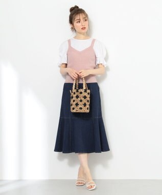 美人百花6月号掲載 シアービスチェニット セットアップ Feroux ファッション通販 公式通販 オンワード クローゼット