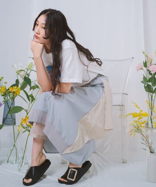 POLS PETAL スカート グレイ