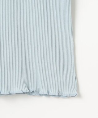 組曲 KIDS 【150-160㎝】フリルリブ2WAY トップス サックスブルー系