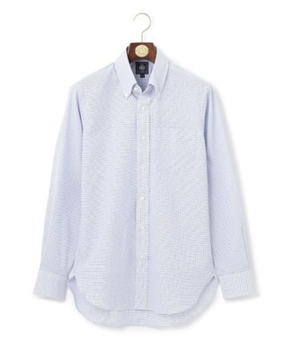 J.PRESS MEN 【PREMIUM PLEATS / 形態安定】BROADジャーミンチェックシャツ / B.D. サックスブルー系3