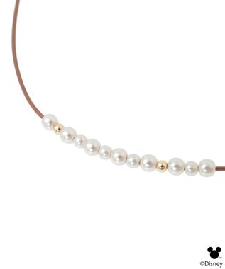 earth music&ecology 【予約】Disney/ミッキーモチーフチョーカー ブラウン
