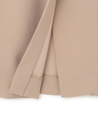 BEIGE， 【洗える】FLEUR / フロントボタンノースリーブブラウス Beige