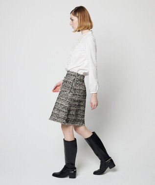 TOCCA CAMELOT TWEED スカート ブラック系