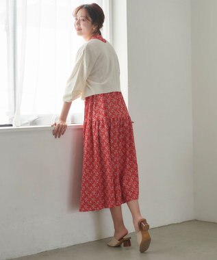 Feroux 【洗える】アイレット ボレロ アイボリー系