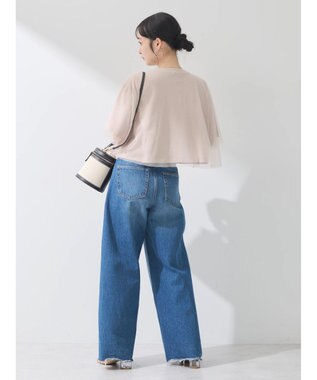 earth music&ecology チュールドッキングＴＥＥ Pink Beige