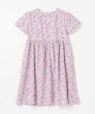 ANY KIDS カットソー サマー ワンピース オフホワイト×花柄