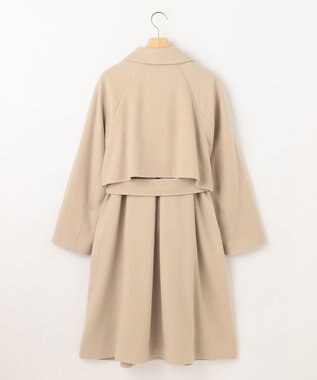 組曲 ライトビーバー トレンチライク ロングコート ベージュ系