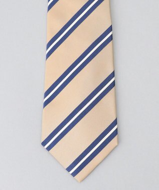 GOTAIRIKU GOTAIRIKU別注【日本製】シルク ネクタイ_ストライプ ベージュ系1