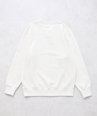 earth music&ecology チャンピオン　ｅｍａｅプリント裏毛プルオーバー Oatmeal