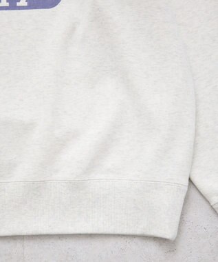 earth music&ecology チャンピオン　ｅｍａｅプリント裏毛プルオーバー Oatmeal