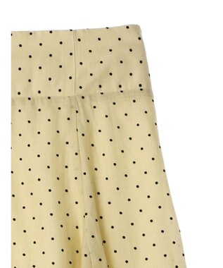 Green Parks AnriettMusee ドットフレアーロングスカート Lime Green