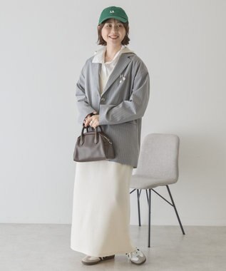 AMERICAN HOLIC オーバーサイズテーラージャケット Stripe Gray