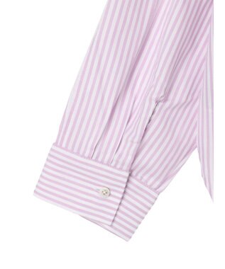 earth music&ecology ドルマンストライプシャツ Stripe Pink