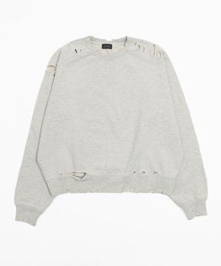 WEGO ショートダメージプルオーバー オフホワイト